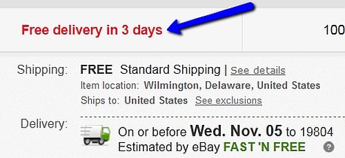 eBay-Free-Three-Day-Shipping