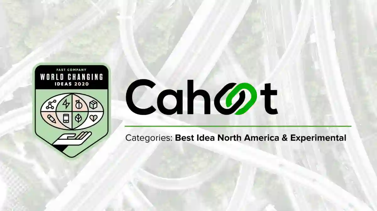 Fast Company Recognizes Cahoot in the 2020 World Changing Ideas Awards