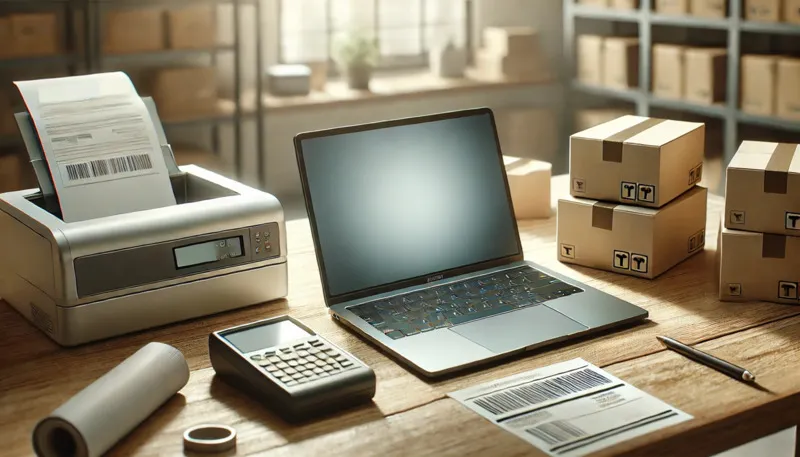 Laptop on a desk: how to choose the best shipping software