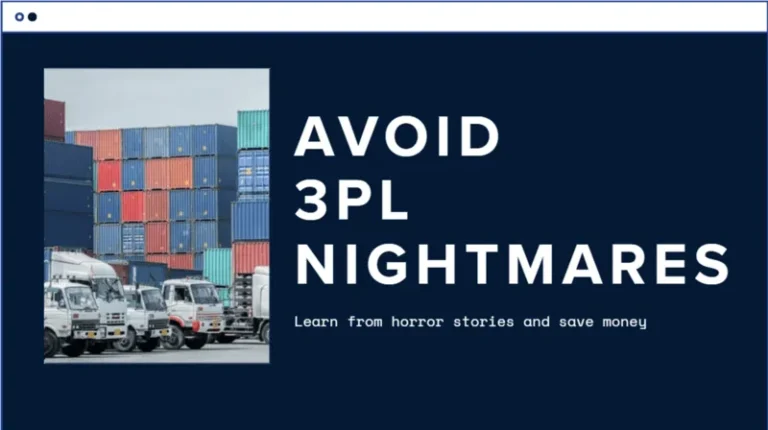Logistics image for article about 3PL startup horror stories and how ecommerce brands can avoid them.