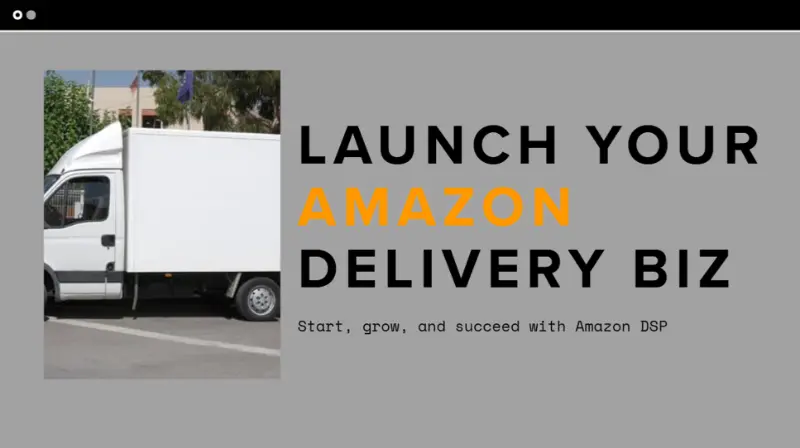 White delivery van parked on street symbolizing Amazon DSP program opportunity
