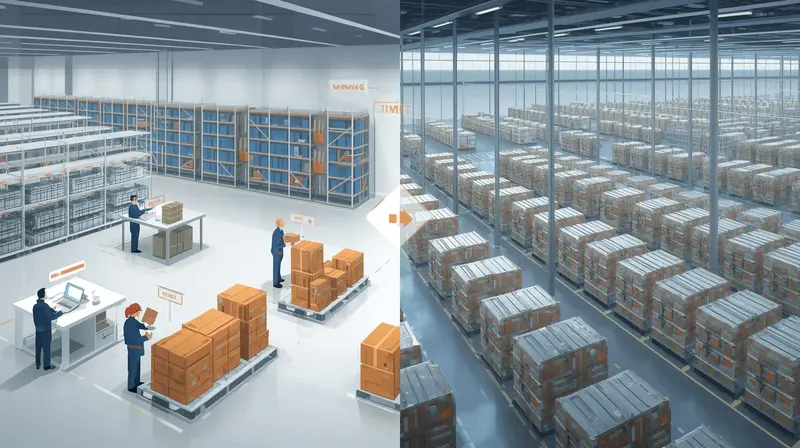 Split view of seller warehouse and fulfillment center showing inventory placement and Prime delivery timing differences
